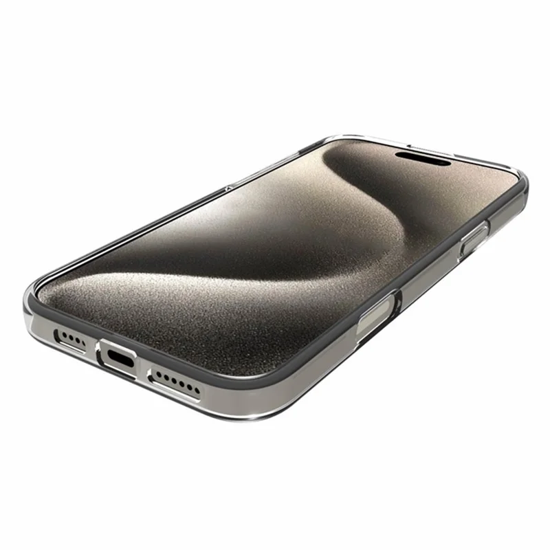 Объемная покупка для iPhone 16 Pro Clear Phone Case с водяными знаками, устойчивый к стойким ТПУ-задняя крышка