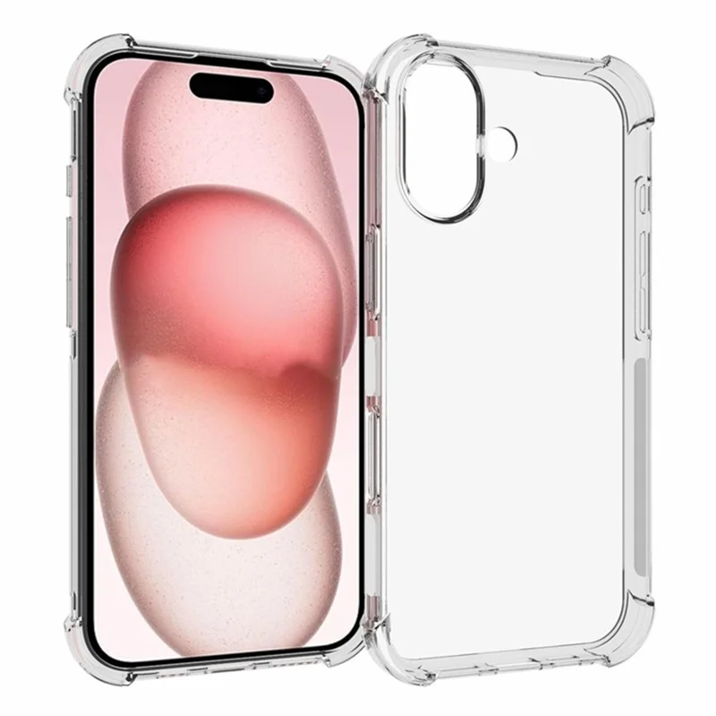 Acquisto all'ingrosso per custodia per iPhone 16 Clear Phone Case Non-Slip Shockproof TPU Back Cover
