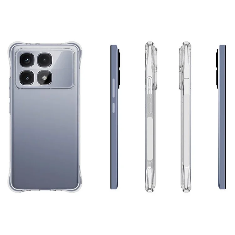 Für Xiaomi Redmi K70 Ultra TPU Handy-Hülle Rutschfest Transparent Handyhülle