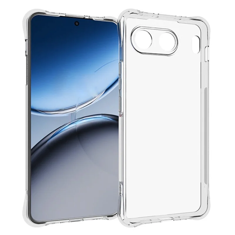 Pour OnePlus Nord 4 Étui Téléphone TPU Anti-Dérapant Transparent Housse de Téléphone Mobile