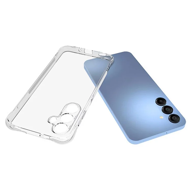 Per Samsung Galaxy A16 5G / A16 4G Custodia Telefonica TPU Antiscivolo Trasparente Cover Telefono Cellulare