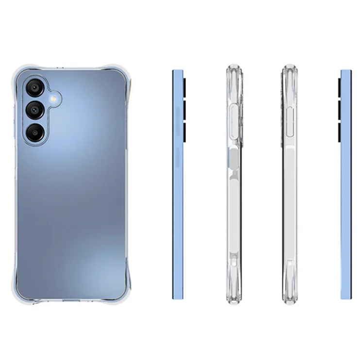 Per Samsung Galaxy A16 5G / A16 4G Custodia Telefonica TPU Antiscivolo Trasparente Cover Telefono Cellulare