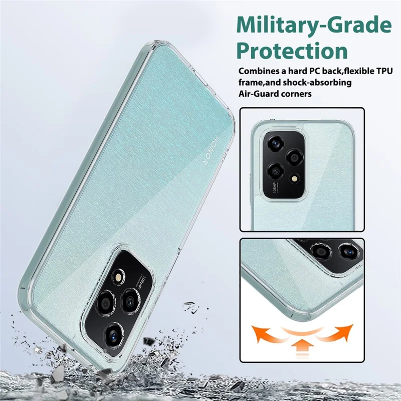 For Honor 200 Lite Clear Phone Case TPU+Acrylic Shockproof Phone Back Cover

Für Honor 200 Lite Klare Handyhülle TPU+Acryl stoßfeste Handyrückseite