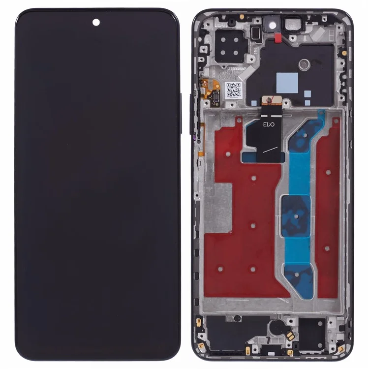Para Huawei nova 10 SE 4G OEM Grade S Montagem de Tela OLED e Digitalizador + Quadro Parte (Sem Logotipo) - Preto