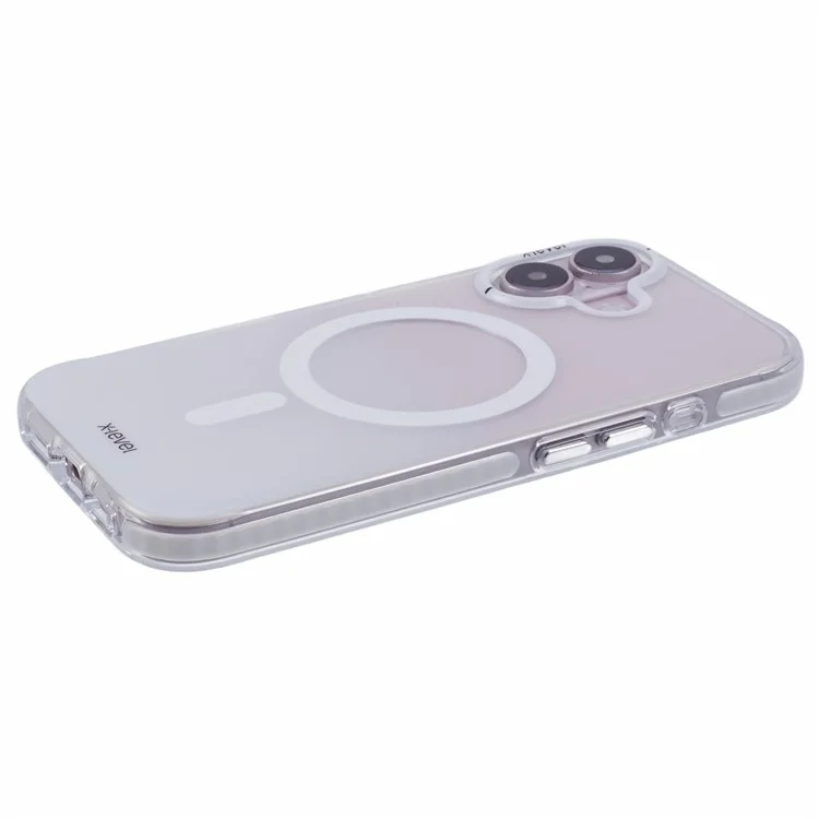 X-LEVEL For iPhone 16 Case Compatible with MagSafe TPU Gradient Phone Cover - White