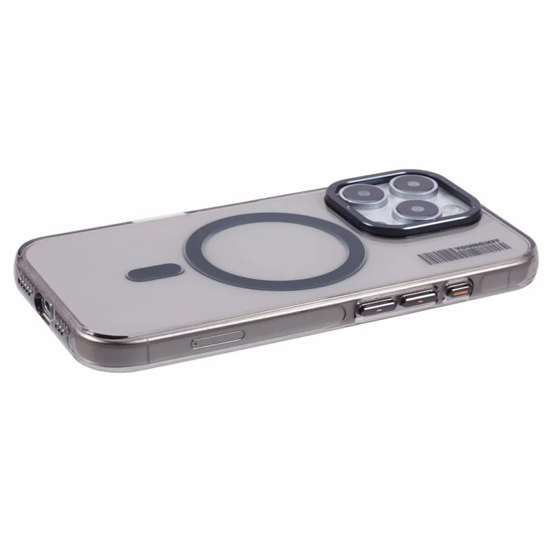 YOUNGKIT For iPhone 16 Pro Max Case Compatible with MagSafe Clear PC Phone Cover - Transparent Black