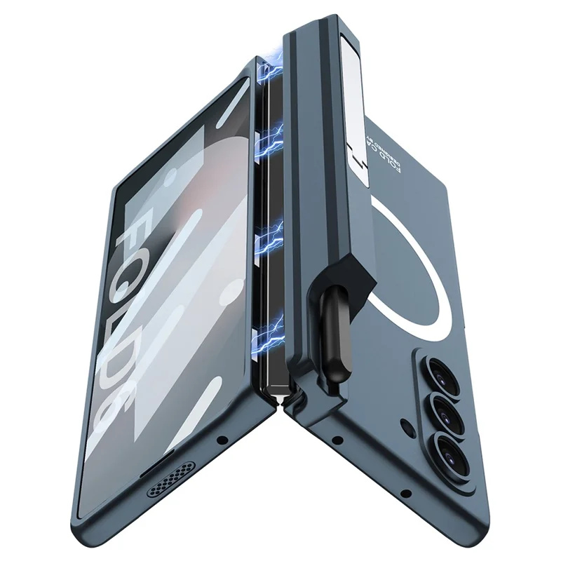 GKK Pour Samsung Galaxy Z Fold6 5G Magnétique Couvernement PC Téléphone PC - Noir