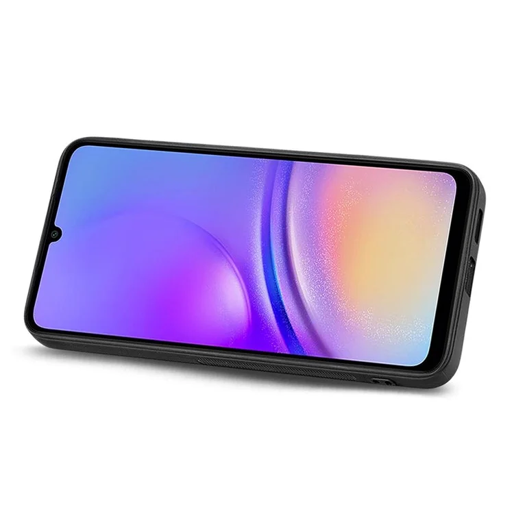 B5 Para Samsung Galaxy A05 4G Case 2-in-1 Topeador de Tarjeta Desmontable Magnético Cuero+tpu Telete Cubierta - Amarillo