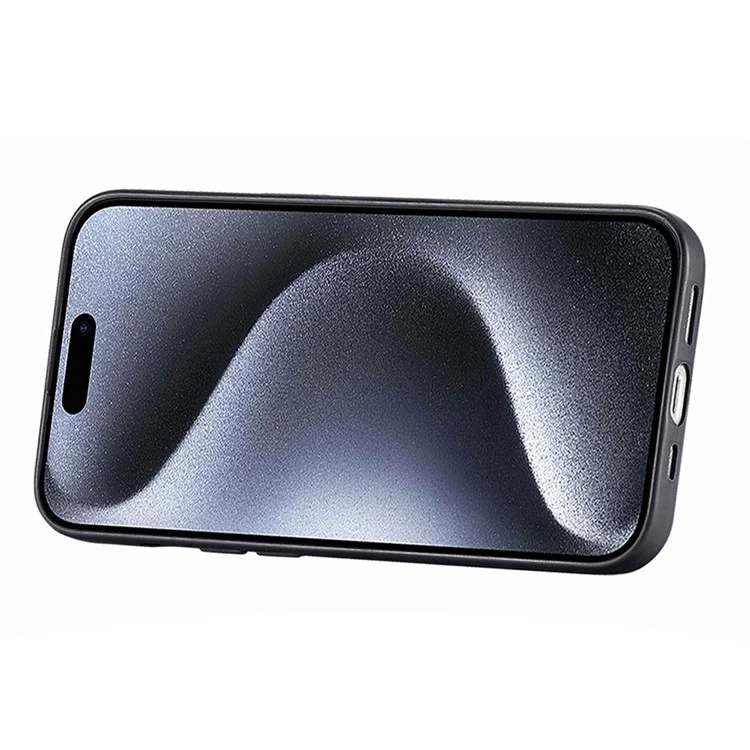 B5 Para Iphone 15 Pro Max Case 2-in-1 Magnetic Tarjeta Desmontable de Cuero+tpu Telephip Cover - Azul