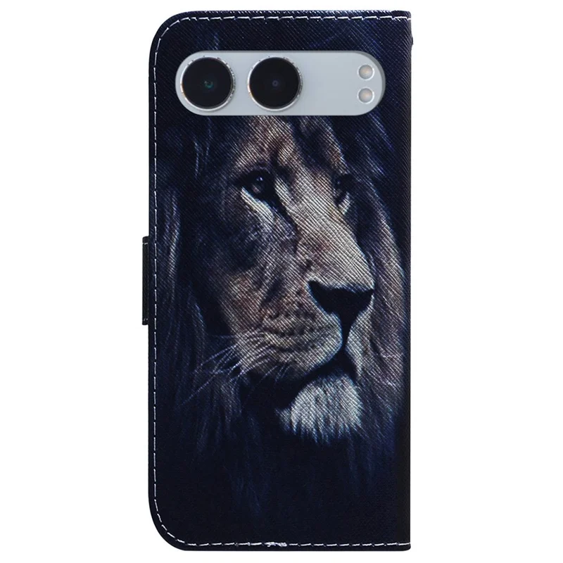 For OnePlus Nord 4 Wallet Case Pattern Print Leather Phone Cover - Lion