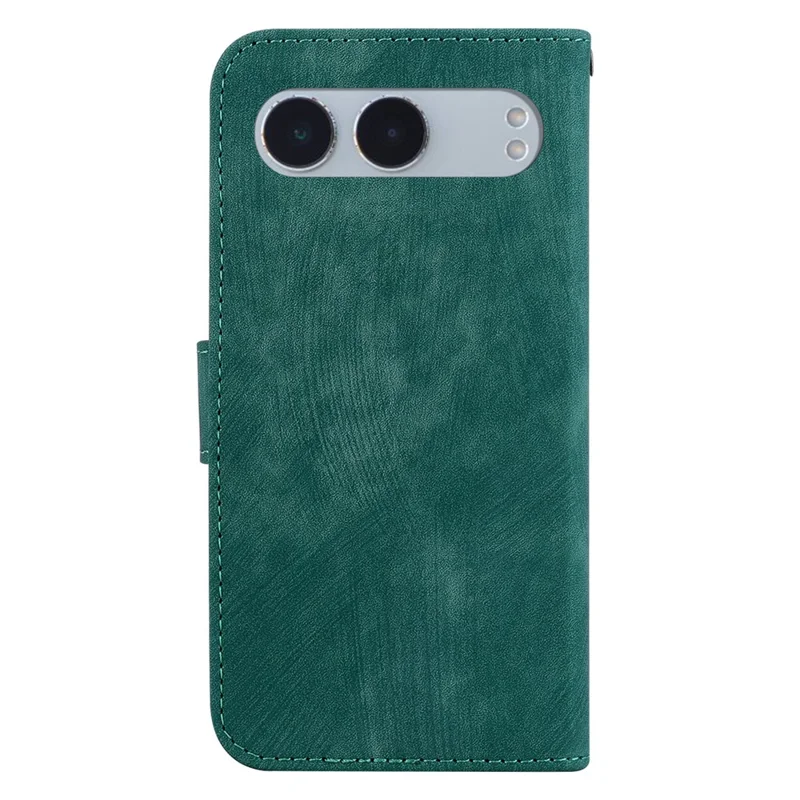 For OnePlus Nord 4 Wallet Case Tiger Imprint Leather Shockproof Phone Cover - Green