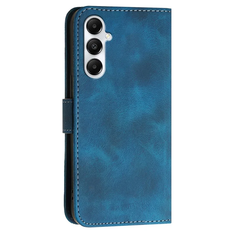 YX0080 Для Samsung Galaxy A16 Case Butterfly Imprint Кожаный Кошелек Телефона Телефона - Сапфир