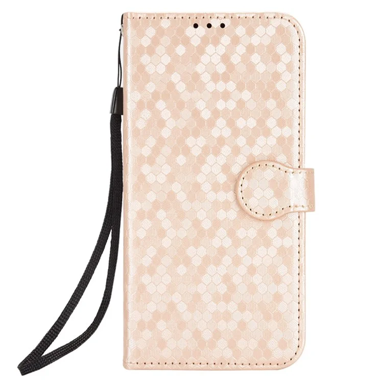 Per Sony Xperia 5 IV 5G PU pe in Petta Portafoglio Portafoglio Pot Tot Poio Flip Coperchio Magnetico - Oro Rosa