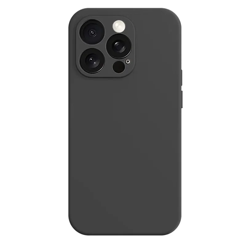 For iPhone 16 Pro Magnetic Case Shockproof Soft TPU Phone Cover - Black