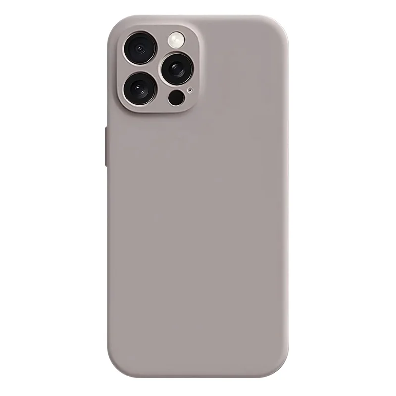 For iPhone 16 Pro Max Magnetic Case Shockproof Soft TPU Phone Cover - Grey