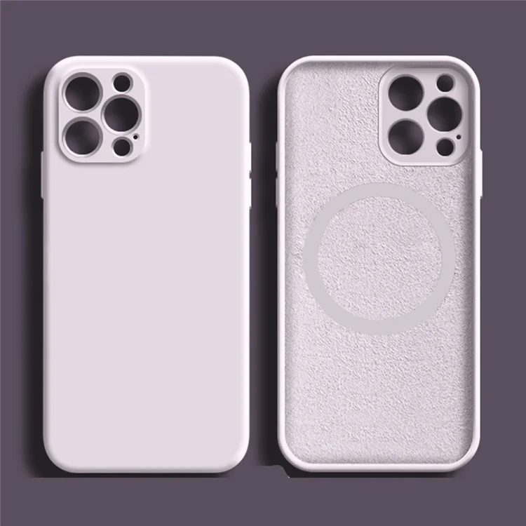 Для Iphone 15 Pro Max Magnetic Case Shock -resean Tphupe Cope - Светло -фиолетовый
