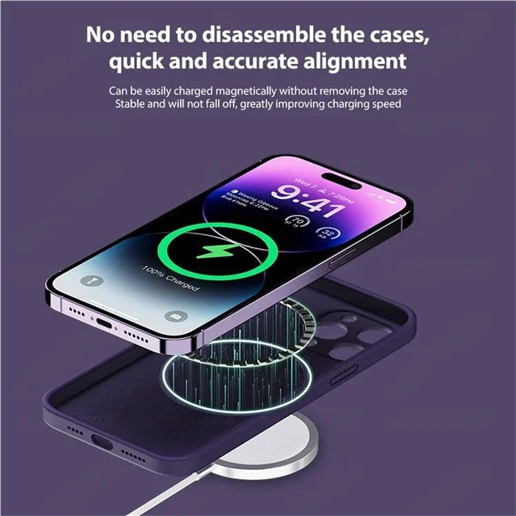Для Iphone 15 Pro Magnetic Case Shock -resect - Розовый