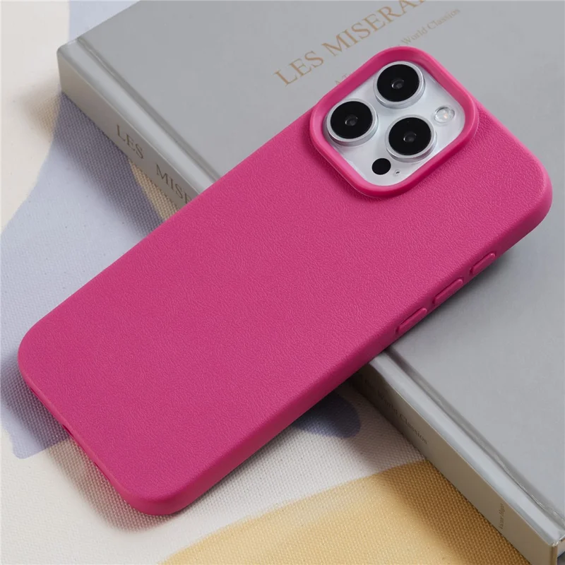 Série Hyue Pour L'iphone 14 Pro Max Case Litchi Texture TPU TPU Thelo Couverture - Rose