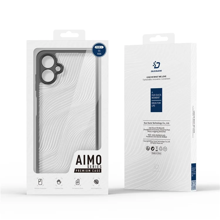Série Dux Ducis Aimo Pour Samsung Galaxy A06 Case Tpu + pc Matte Téléphone (certification Rech) - Noir