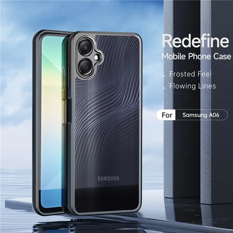 Série Dux Ducis Aimo Pour Samsung Galaxy A06 Case Tpu + pc Matte Téléphone (certification Rech) - Noir