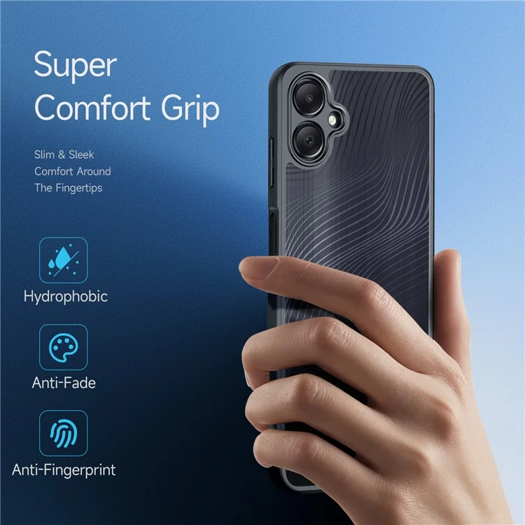 Série Dux Ducis Aimo Pour Samsung Galaxy A06 Case Tpu + pc Matte Téléphone (certification Rech) - Noir