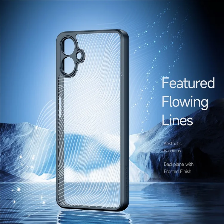 Série Dux Ducis Aimo Pour Samsung Galaxy A06 Case Tpu + pc Matte Téléphone (certification Rech) - Noir