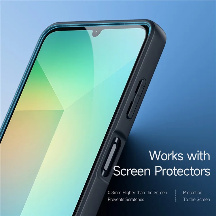 Série Dux Ducis Aimo Pour Samsung Galaxy A06 Case Tpu + pc Matte Téléphone (certification Rech) - Noir