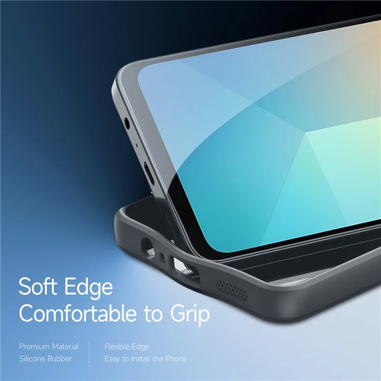 Série Dux Ducis Aimo Pour Samsung Galaxy A06 Case Tpu + pc Matte Téléphone (certification Rech) - Noir