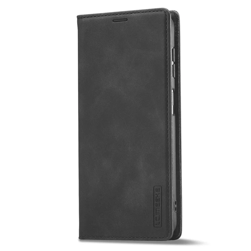 LC.IMEEKE Per Samsung Galaxy S24 FE Custodia portafoglio in pelle microfibra Cover telefonica - Nero