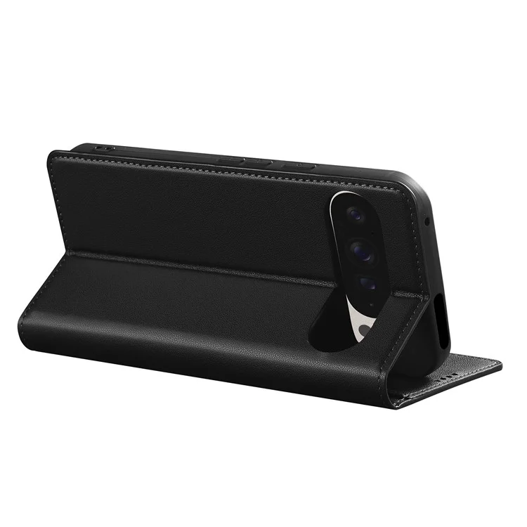 Lc. Серия Imeeke L1 Для Google Pixel 9 Pro / Pixel 9 Case PU Кожаный Кошелек Для Защитной Телефонной Обложки - Черный