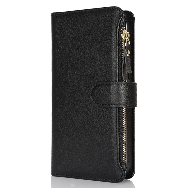 XL-001 Pour Samsung Galaxy S23 Ultra Case Pocket Pocket Pocket Support Téléphone Téléphone - Noir