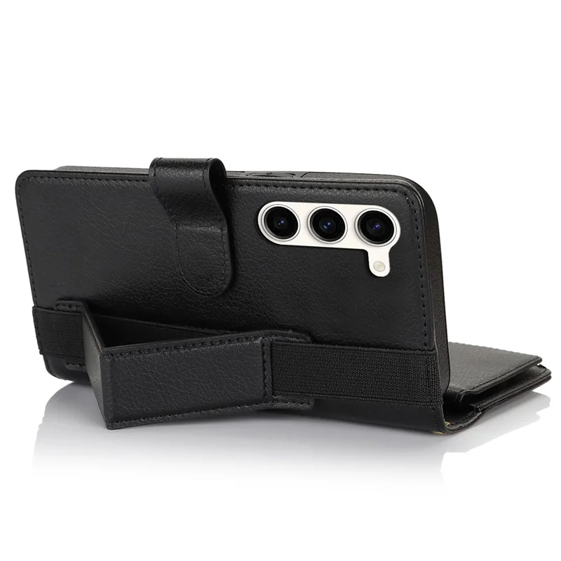 XL-001 Para Samsung Galaxy S23 Case Case Pocket Pocket Stand Telephip Telephip - Negro