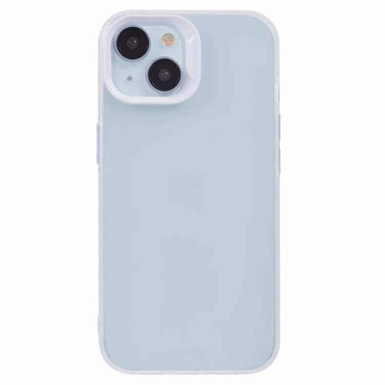 Serie DME Para Iphone 13 Case Matte TPU Tubo a Prueba de Choques - Blanco Translúcido