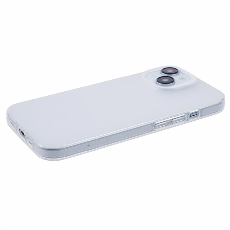 Serie DME Para Iphone 13 Case Matte TPU Tubo a Prueba de Choques - Blanco Translúcido