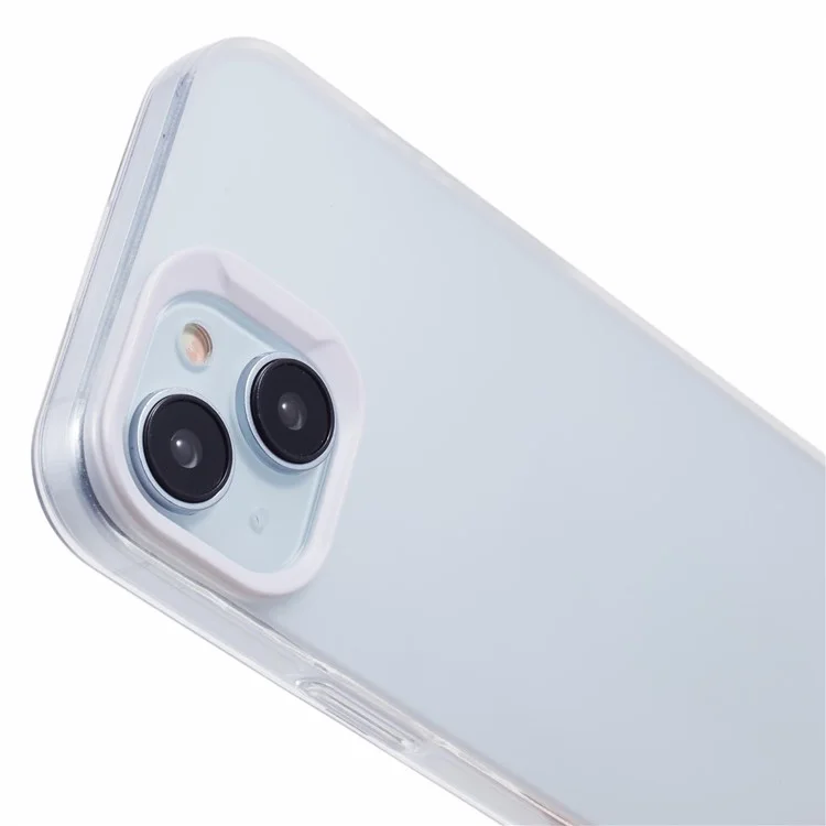 Serie DME Para Iphone 13 Case Matte TPU Tubo a Prueba de Choques - Blanco Translúcido