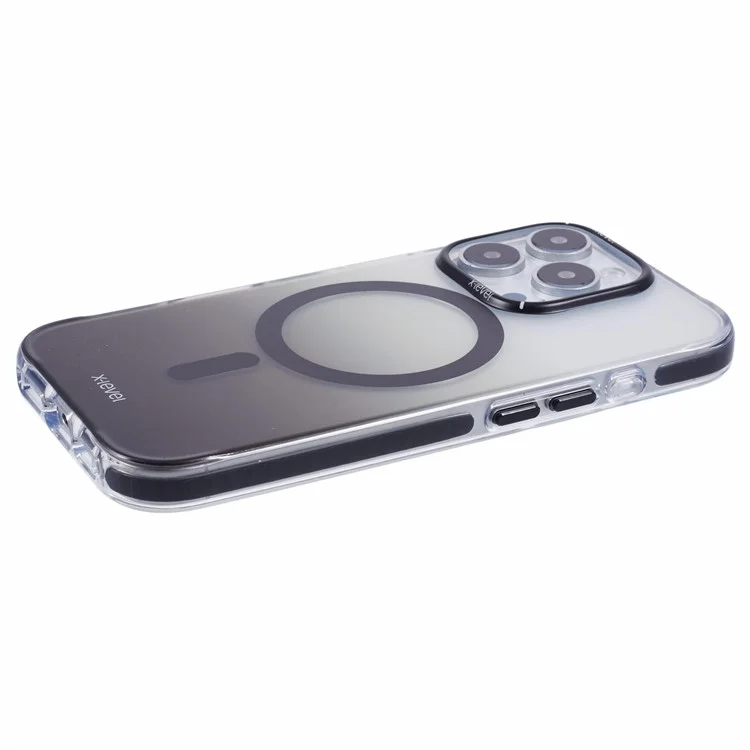 Funda X-LEVEL para iPhone 16 Pro Max Compatible con MagSafe, Funda de TPU con Diseño Degradado - Negro