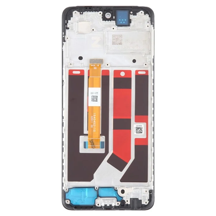 Für Oppo A58 4G Grade S LCD-Bildschirm und Digitizer-Baugruppe + Rahmenteil (ohne Logo)
