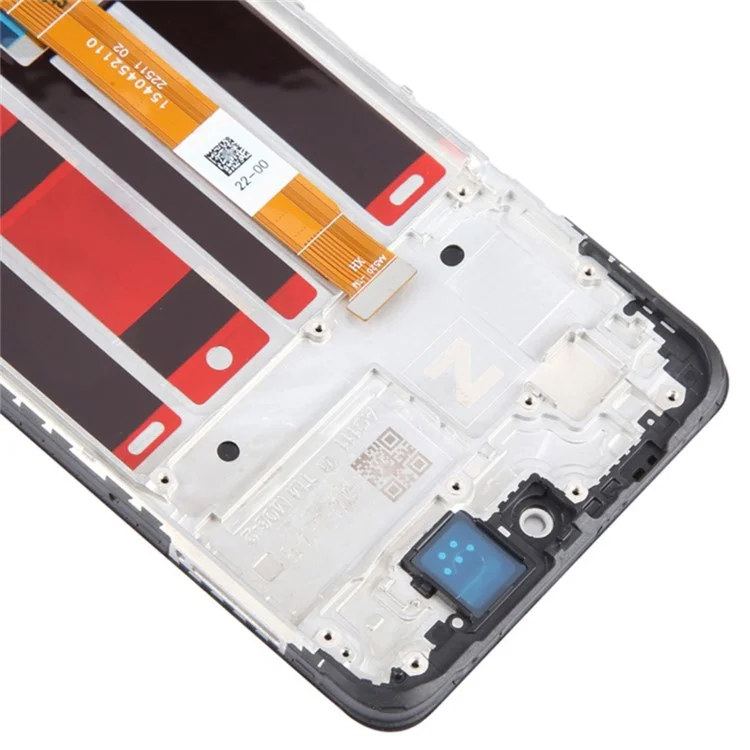 Für Oppo A58 4G Grade S LCD-Bildschirm und Digitizer-Baugruppe + Rahmenteil (ohne Logo)