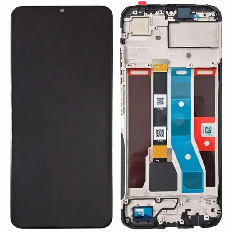 For Realme Note 50 4G Grade S LCD Screen and Digitizer Assembly + Frame Part (Without Logo)