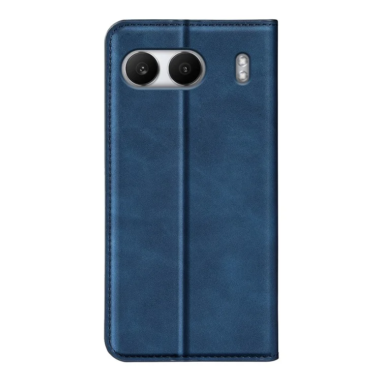 For OnePlus Nord 4 Case Skin-Touch Leather Wallet Phone Cover - Blue