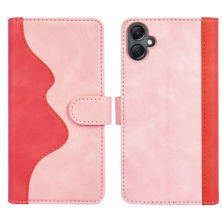 Für Samsung Galaxy A06 Wallet Case Leder Handyhülle Farbmischung - Pink