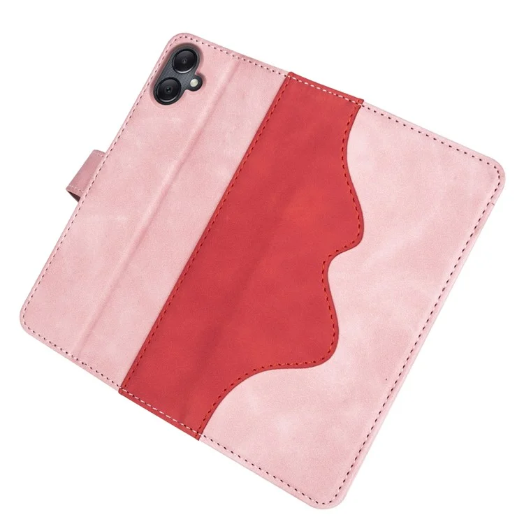 Für Samsung Galaxy A06 Wallet Case Leder Handyhülle Farbmischung - Pink