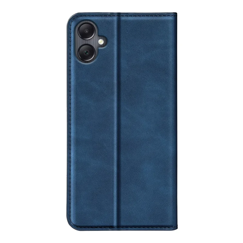 Para Samsung Galaxy A06 Case Skin-Touch Leather Wallet Phone Cover - Azul