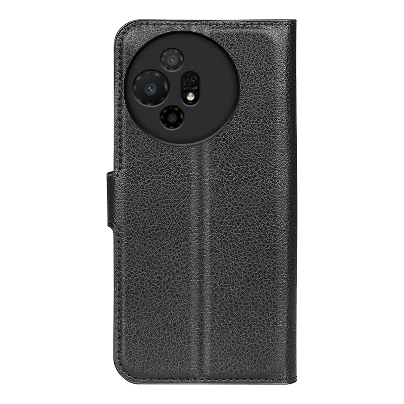 Для TCL 50 XL 5G Case Litchi Texture Shockpereper Teather Wallet Cover Phone - Черный