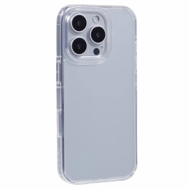 X-LEVEL For iPhone 16 Pro Case Acrylic+Silicone Anti-Scratch Clear Back Phone Cover - Transparent