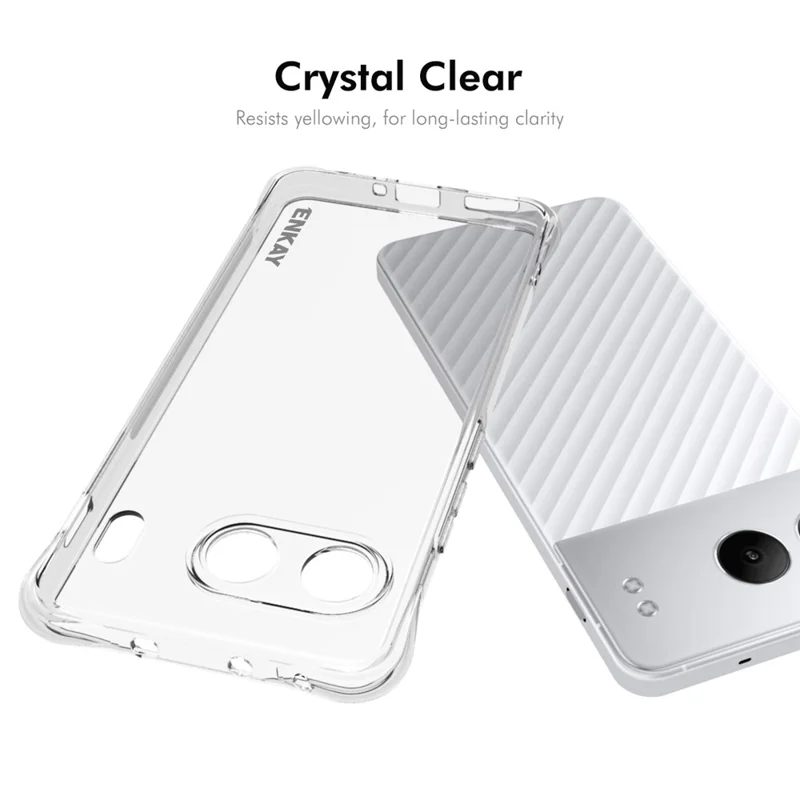 ENKAY HAT PRINCE для OnePlus Nord 4, прозрачный чехол TPU, защитный чехол для телефона с защитой от падения в углах