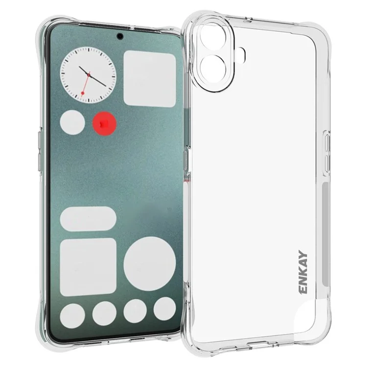 ENKAY HAT PRINCE Para Nada CMF Phone 1 Clear Case TPU Phone Cover Corner Airbag Proteção Contra Quedas