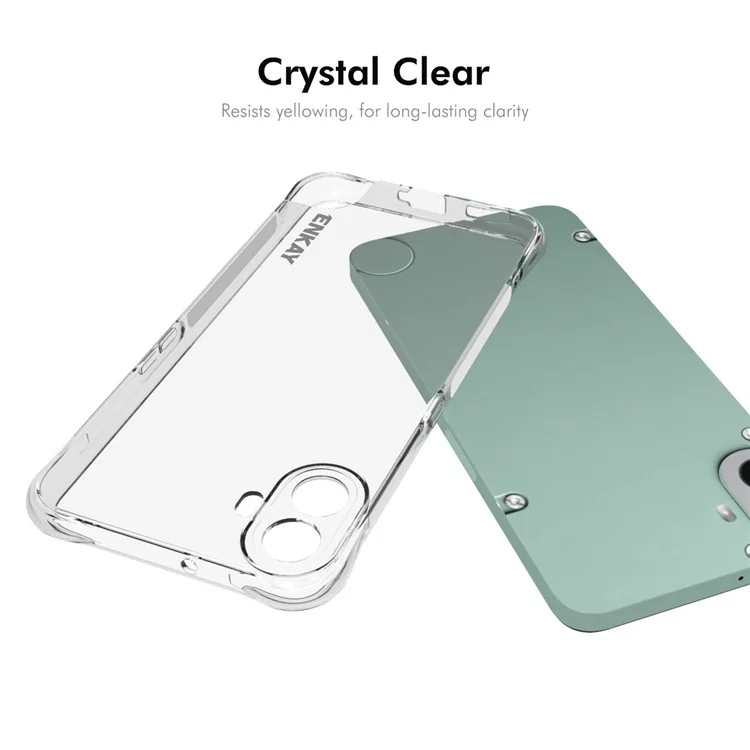 ENKAY HAT PRINCE Para Nada CMF Phone 1 Clear Case TPU Phone Cover Corner Airbag Proteção Contra Quedas