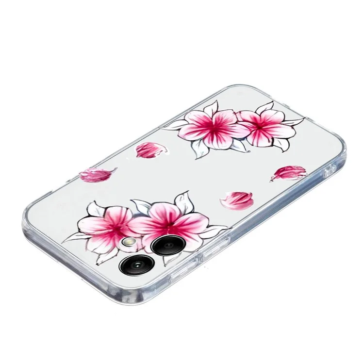 Für Samsung Galaxy A06 Case Pattern Printing Soft TPU Back Phone Cover - Sakura
