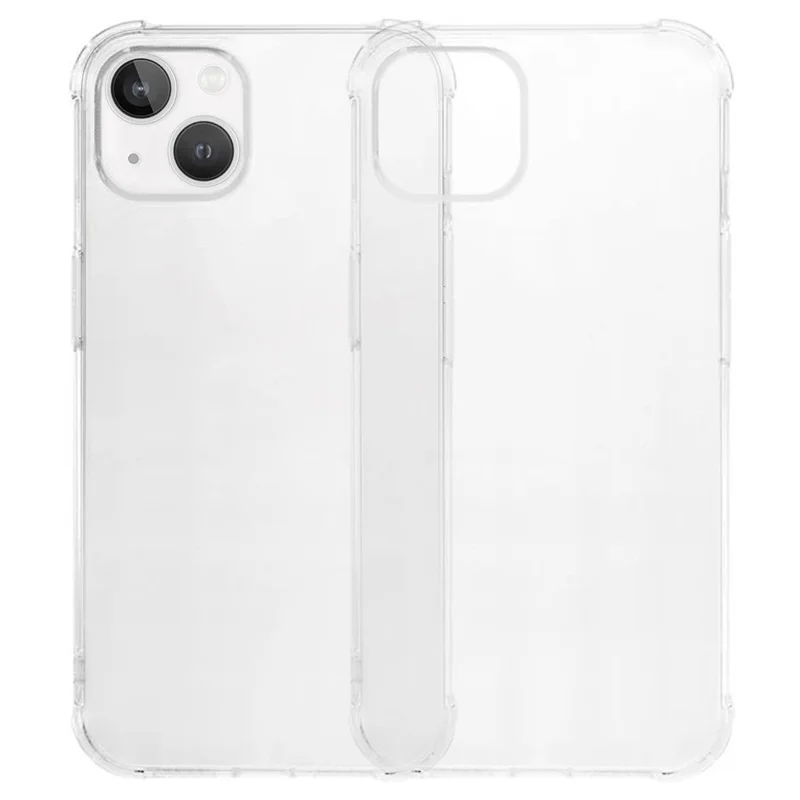 KALEBOL KLB-TPU002 Pour étui iPhone 13 Étui TPU de 1,5 mm Coins airbag Housse de téléphone transparente